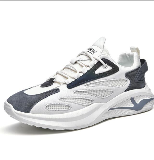 人気スニーカー メンズ メンズシューズ メンズスニーカー ランニングシューズ運動靴 男性靴通気性 カジュアル 歩きやすい ホワイト27cm拍卖
