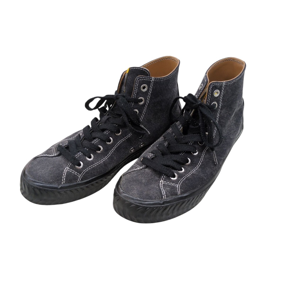 Last Resort AB × spitfire ラストリゾート スピットファイア VM003-HI CANVAS ハイカットスニーカー ブラック キャンバス US9.5 27.5cm拍卖