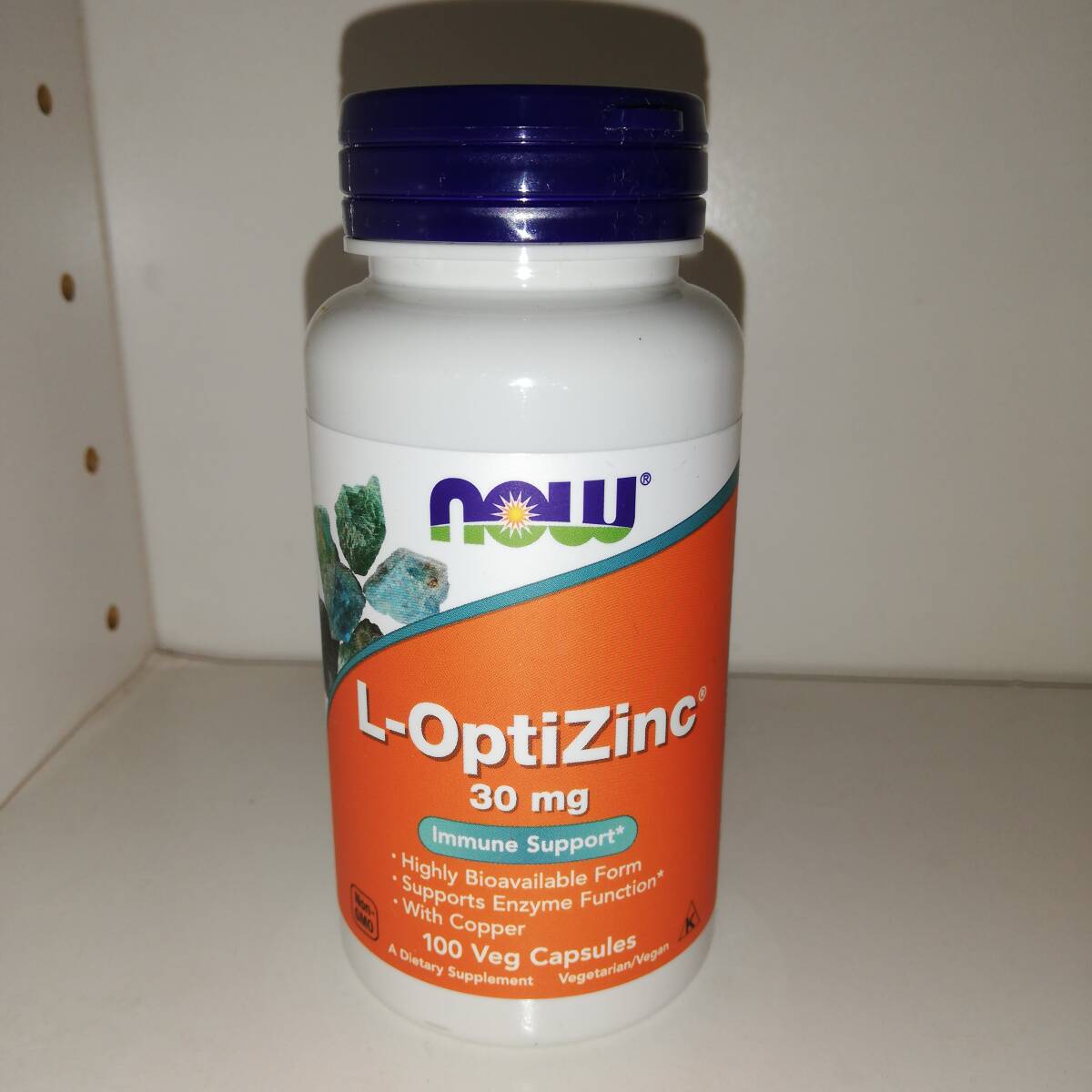 亜鉛 30mg L-オプティジンク 高吸収 100ベジカプセル NOW Foods ナウフーズ【新品・送料込】拍卖