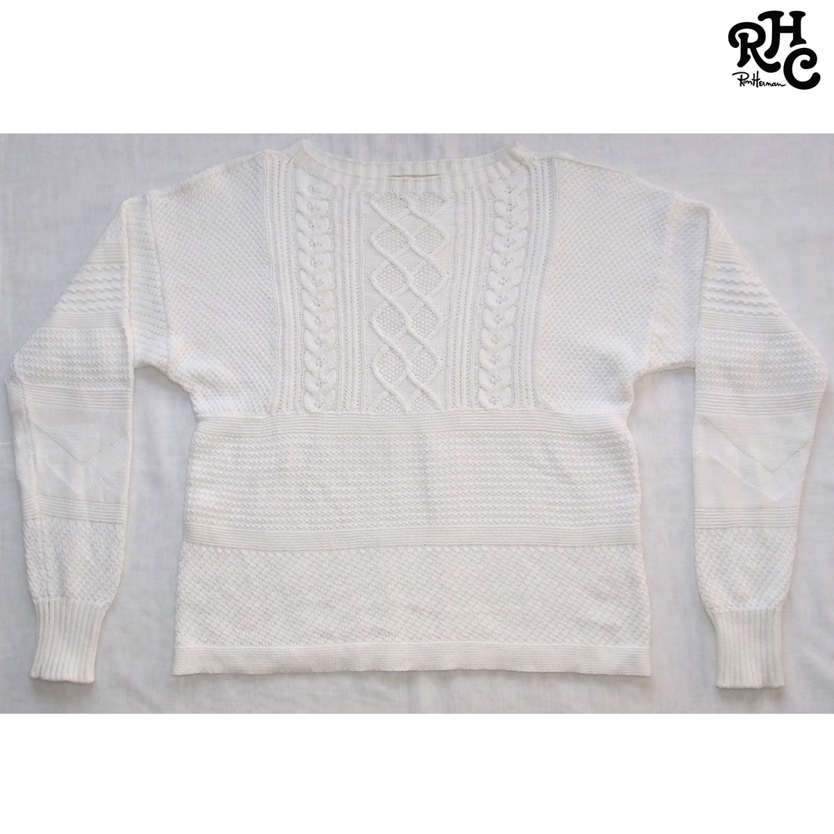 ロンハーマン RHC □ WARREN SCOTT ウォーレンスコット □ コラボ ケーブルニット拍卖