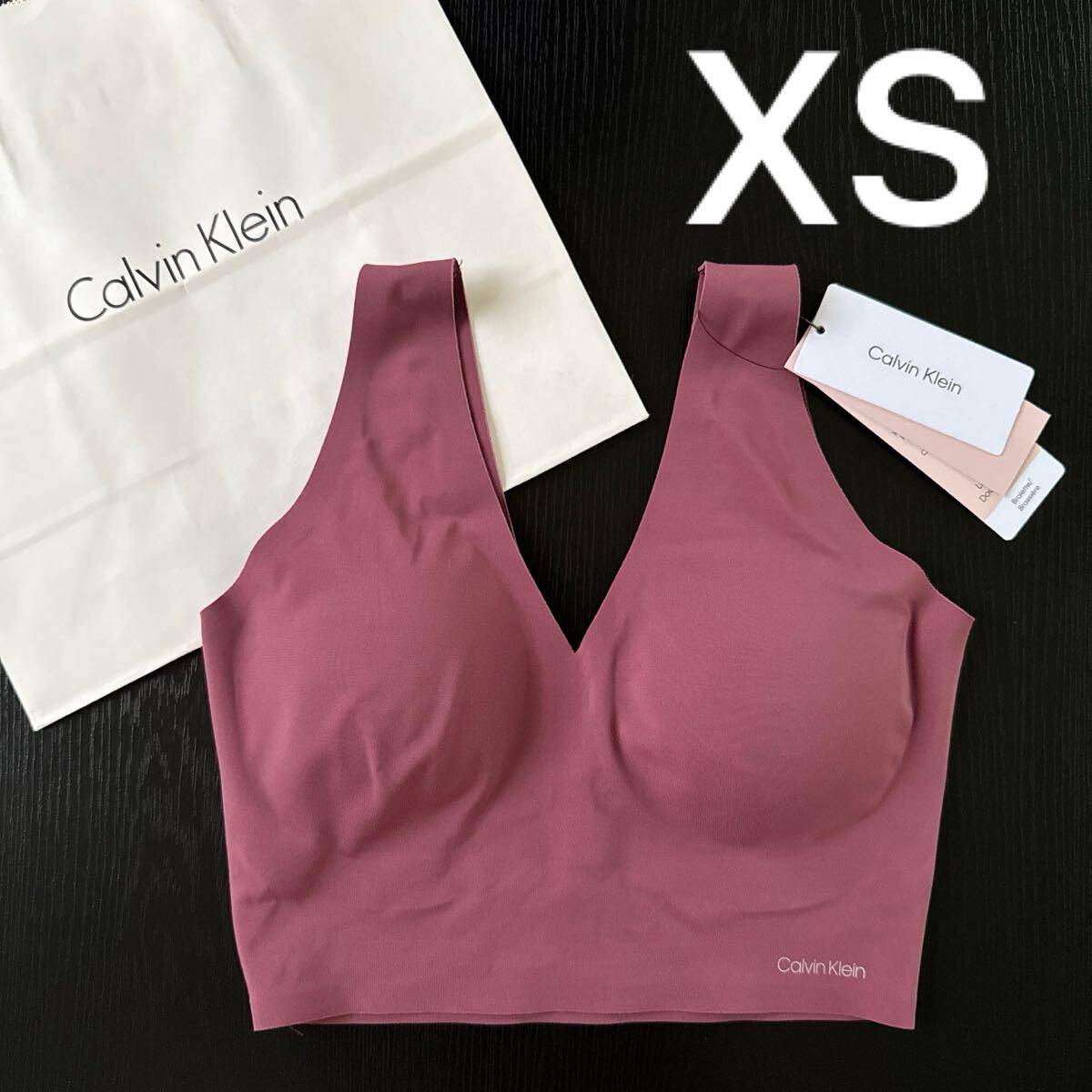 Calvin Klein カルバンクライン レディース 下着 ブラ XS S ブラレット ノンワイヤー スポーツブラ スポブラ ナイロン ブラジャー拍卖