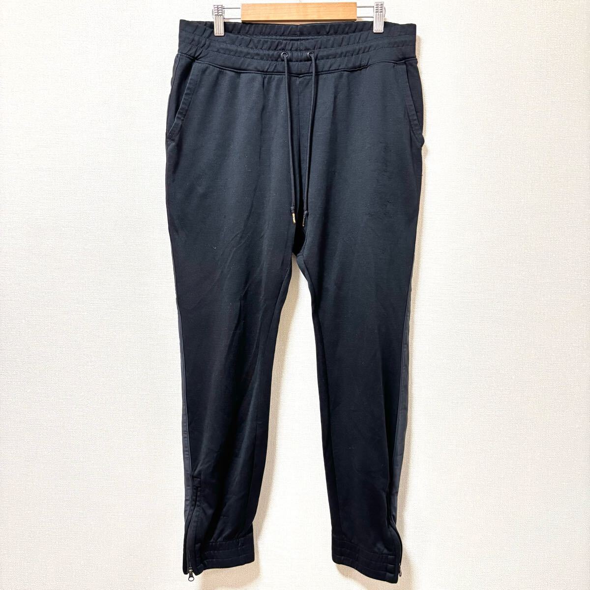 スポーツMIXコーデに◎【NIKE】ナイキ トラック パンツ 黒 ブラック ジャージ スリム イージー ジョガー トレーニング サイズL/Y33988SS拍卖