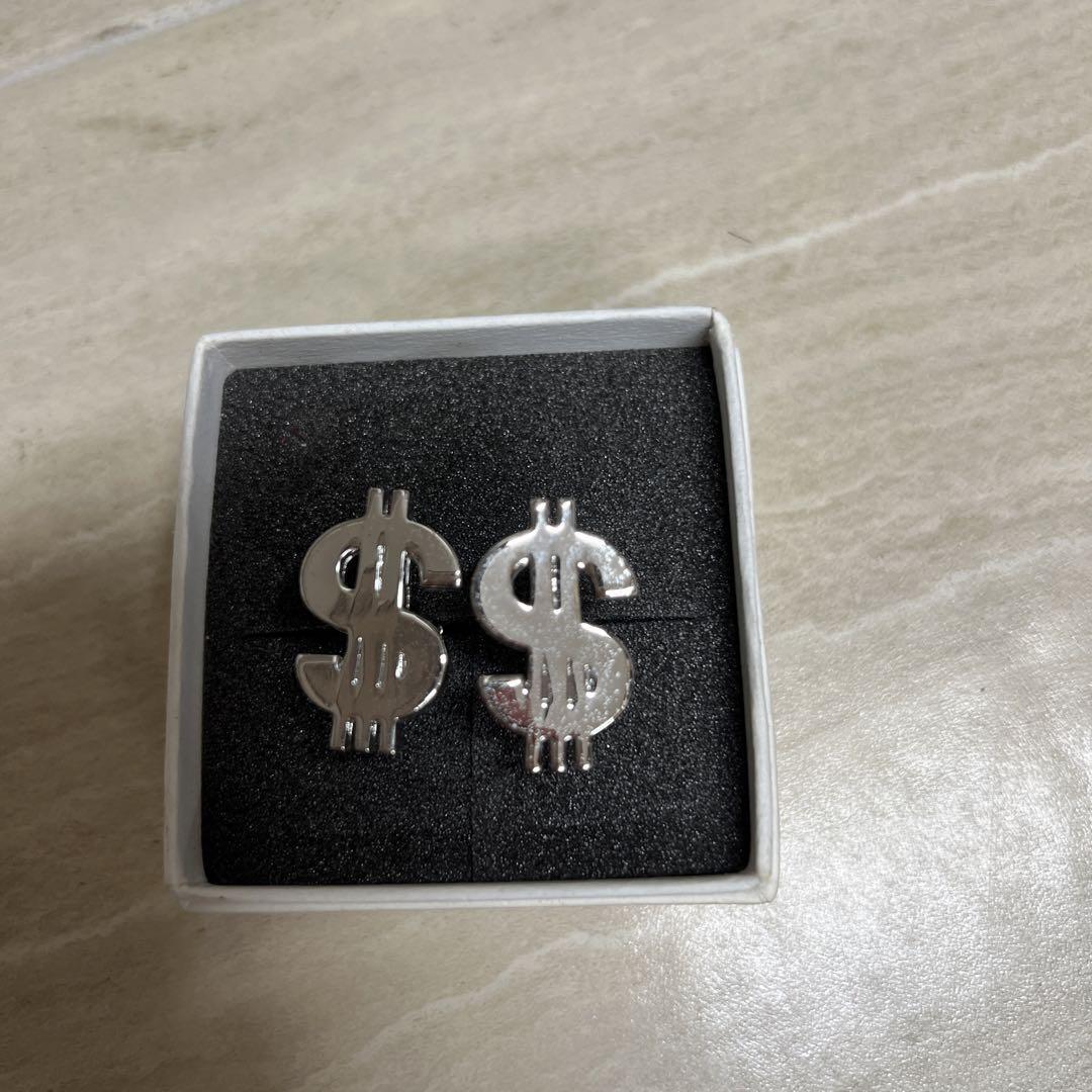 ●2-23●カフスボタン $マーク ドル拍卖