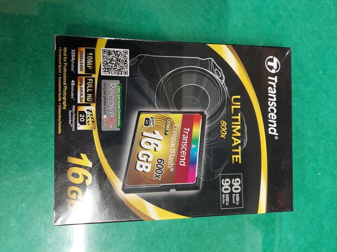 ●2-12●Transcend TS16GCF600 コンパクトフラッシュ拍卖