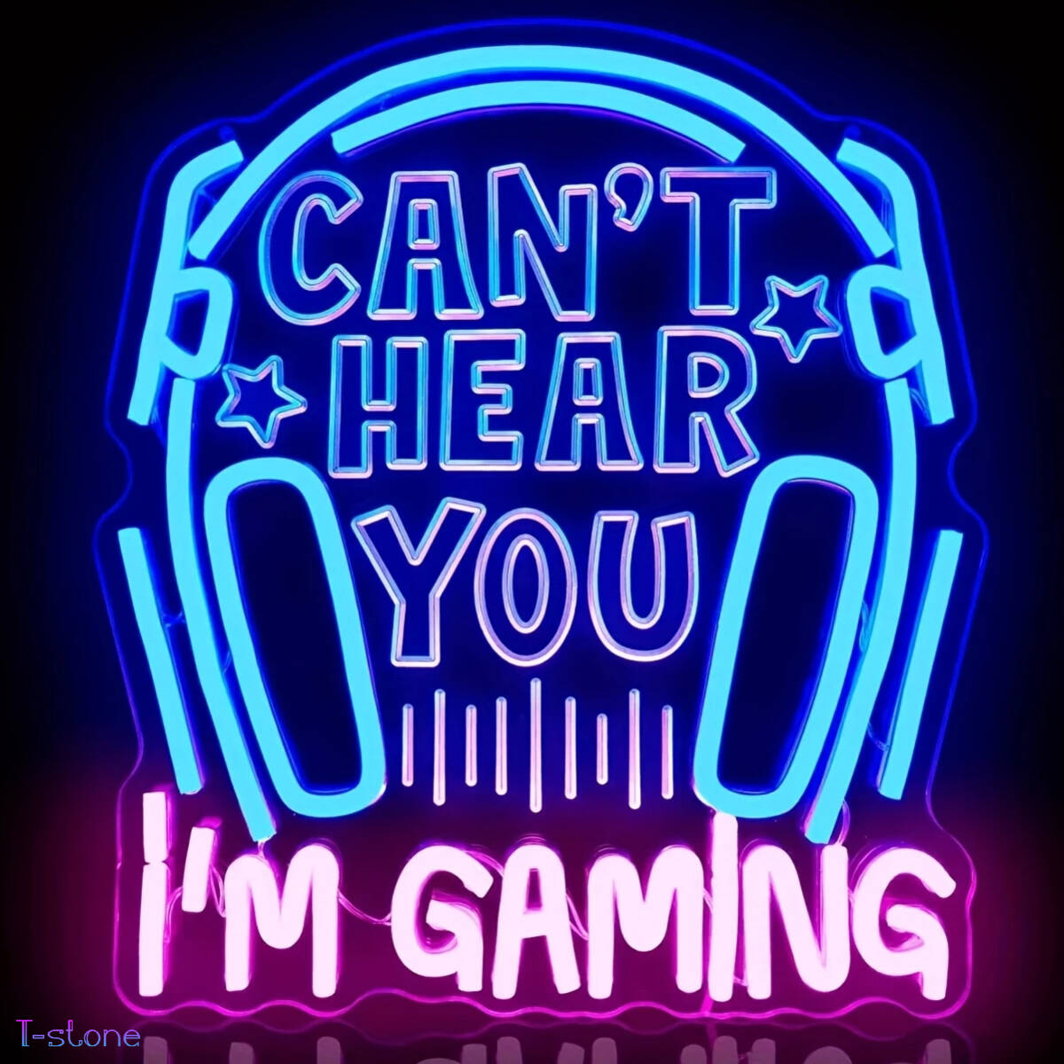 ネオンサイン ヘッドセット LEDネオン看板 視認性抜群 インパクト大 ルームデコレーション LEDイルミネーション ナイトライト 雰囲気照明拍卖