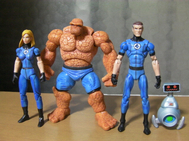 マーベルユニバース 3.75インチ ファンタスティック4 ファンタスティックフォー ミスターファンタスティック シング インビジブルウーマン拍卖