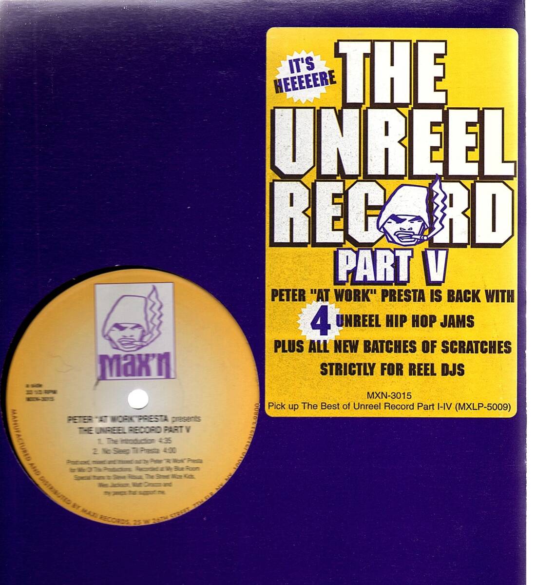 ②12inch) Peter Presta The Unreel Record Part V拍卖