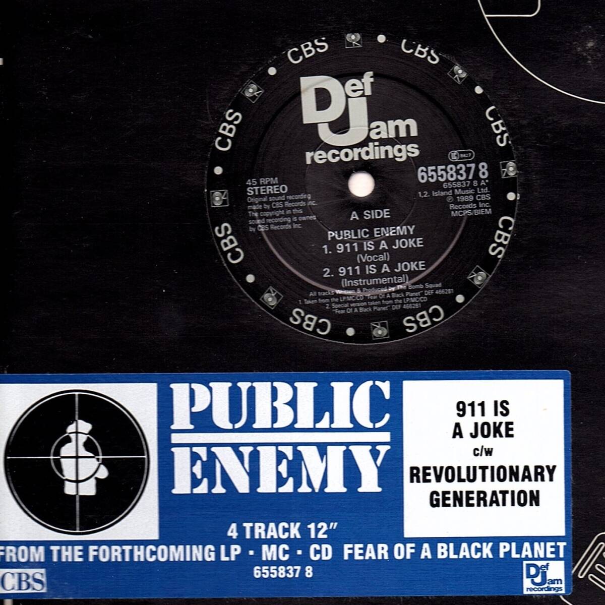②12inch) PUBLIC ENEMY 911 Is A Joke/Revolutionary Generation拍卖