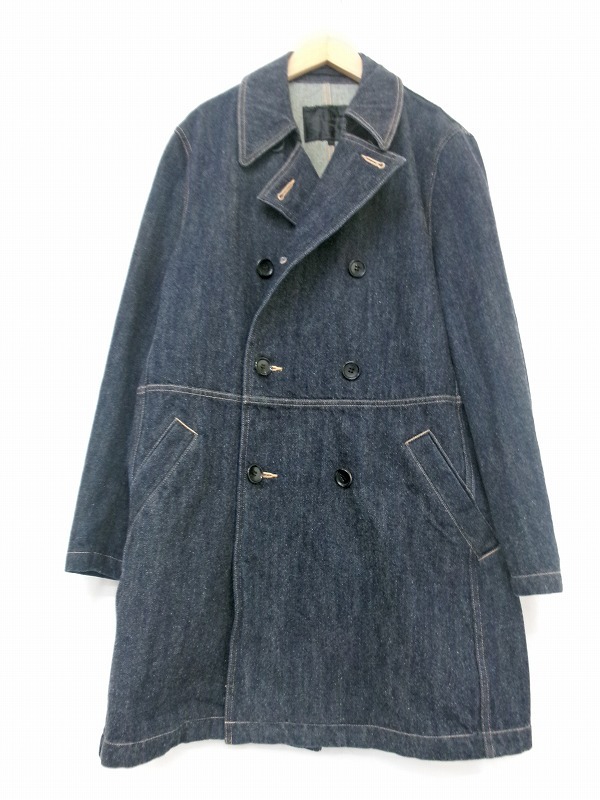 COMME des GARCONS HOMME コムデギャルソン オム デニムコート M HK-C011 AD2003 インディコ Denim coat拍卖