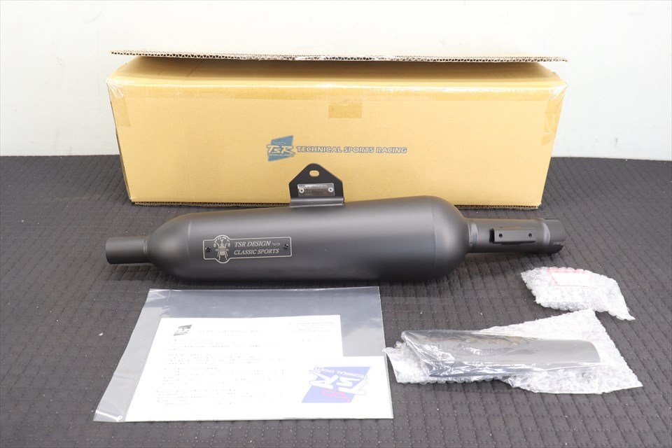 328865 レブル250 ~22年 TSR テクニカルスポーツ スリップオン マフラー サイレンサー ブラック JMCA 未使用品拍卖