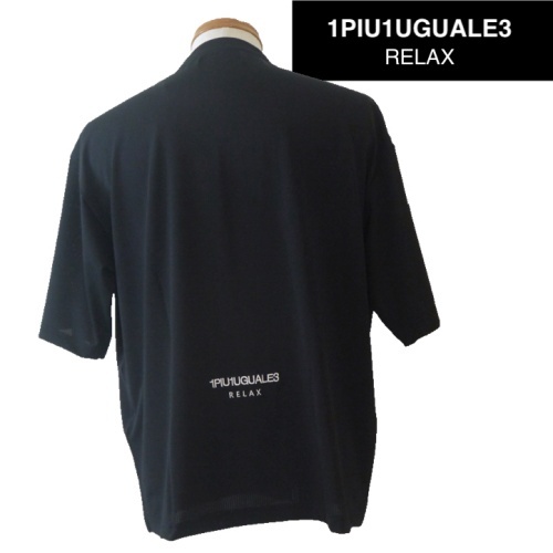【2025春夏新作SALE】1PIU1UGUALE3 RELAX ウノピゥウノウグァーレトレ リラックス ビックシルエット半袖Tシャツ Lイズ 003-黒系拍卖