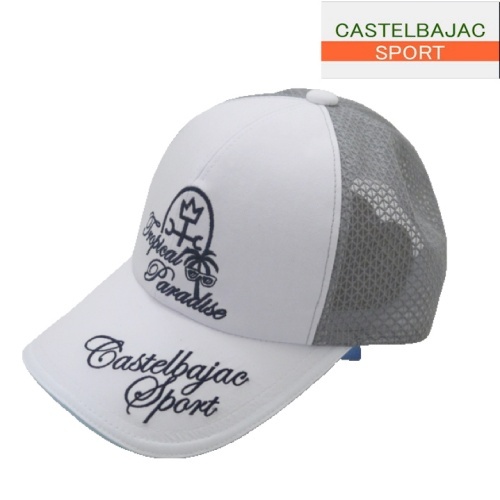 【2025春夏新作SALE】カステルバジャック/CASTELBAJAC トロピカルキャップ 48/Fサイズ 120-白系拍卖