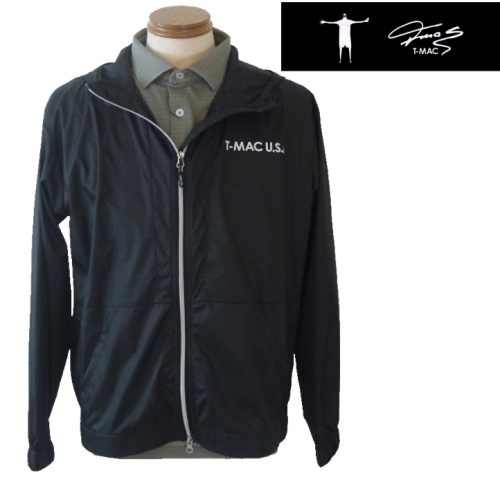 【2025春夏新作】ティーマック/T-MAC タフタブルゾン 46/L 131-黒系拍卖