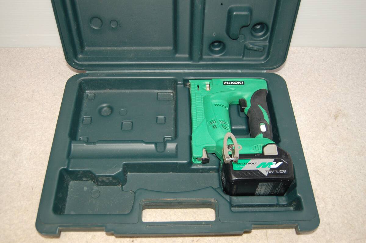 送料込み HiKOKI 13mmステープル コードレスタッカ N18DSL◇マルチボルト BSL36A18拍卖