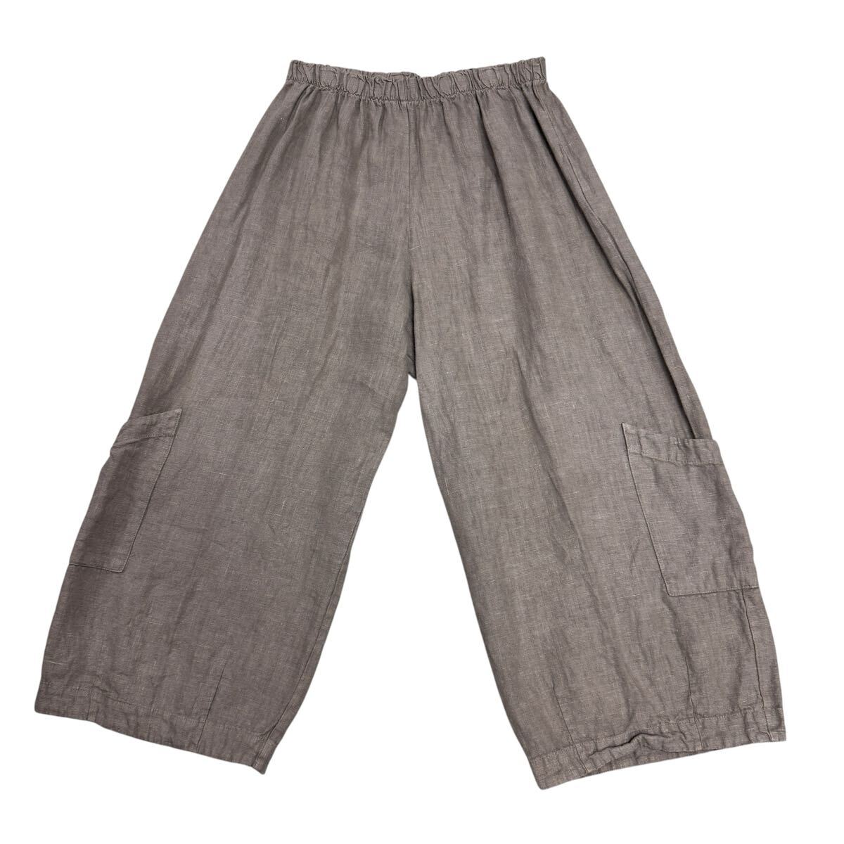 ビンテージ USA製 bryn walker リネン イージーパンツ 2507拍卖