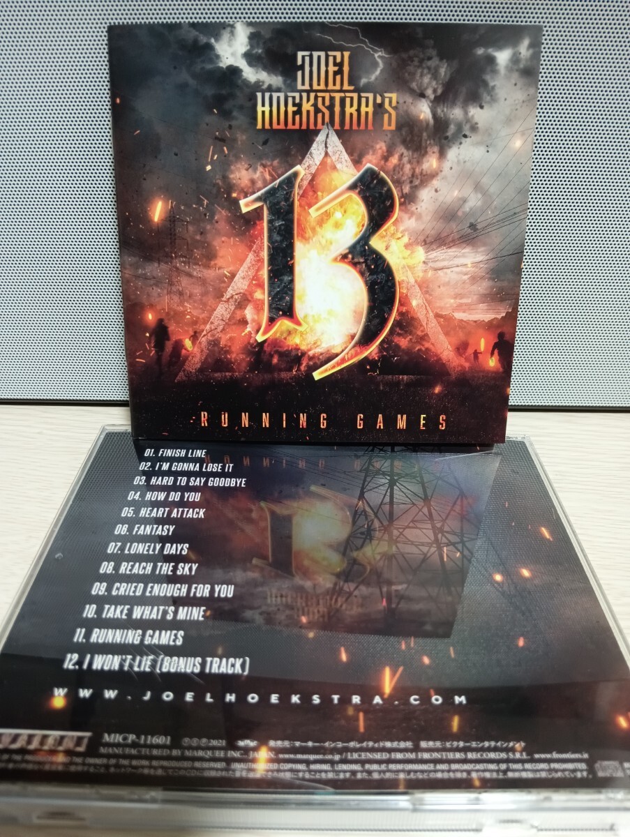 ☆JOEL HOEKSTRA’S 13☆RUNNING GAMES【国内盤帯付】ジョエルホークストラ ナイトレンジャー ホワイトスネイク 必聴盤 CD拍卖