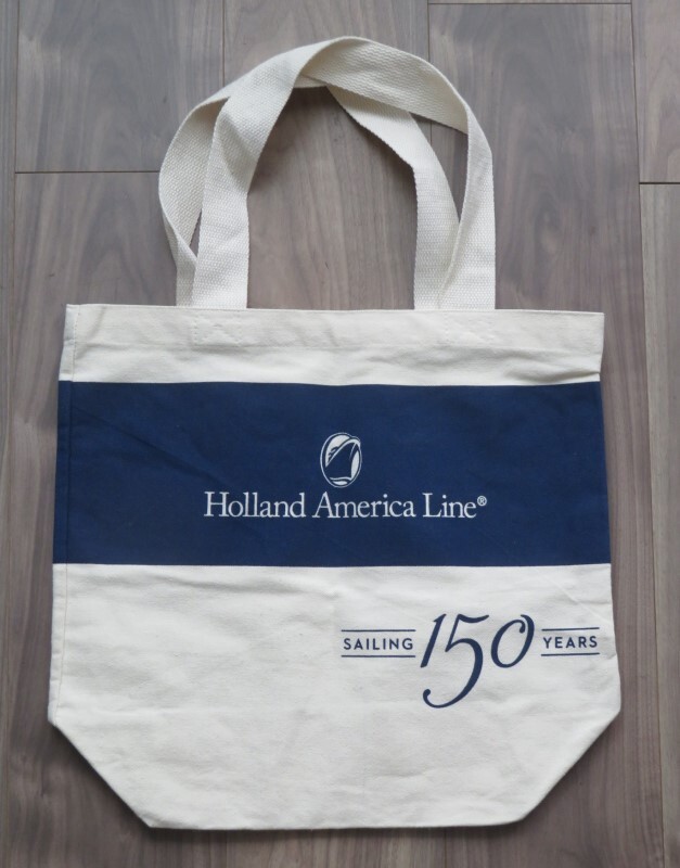 【Holland America Line】ホランドアメリカライン 150周年記念 帆布トートバッグ【未使用品】拍卖