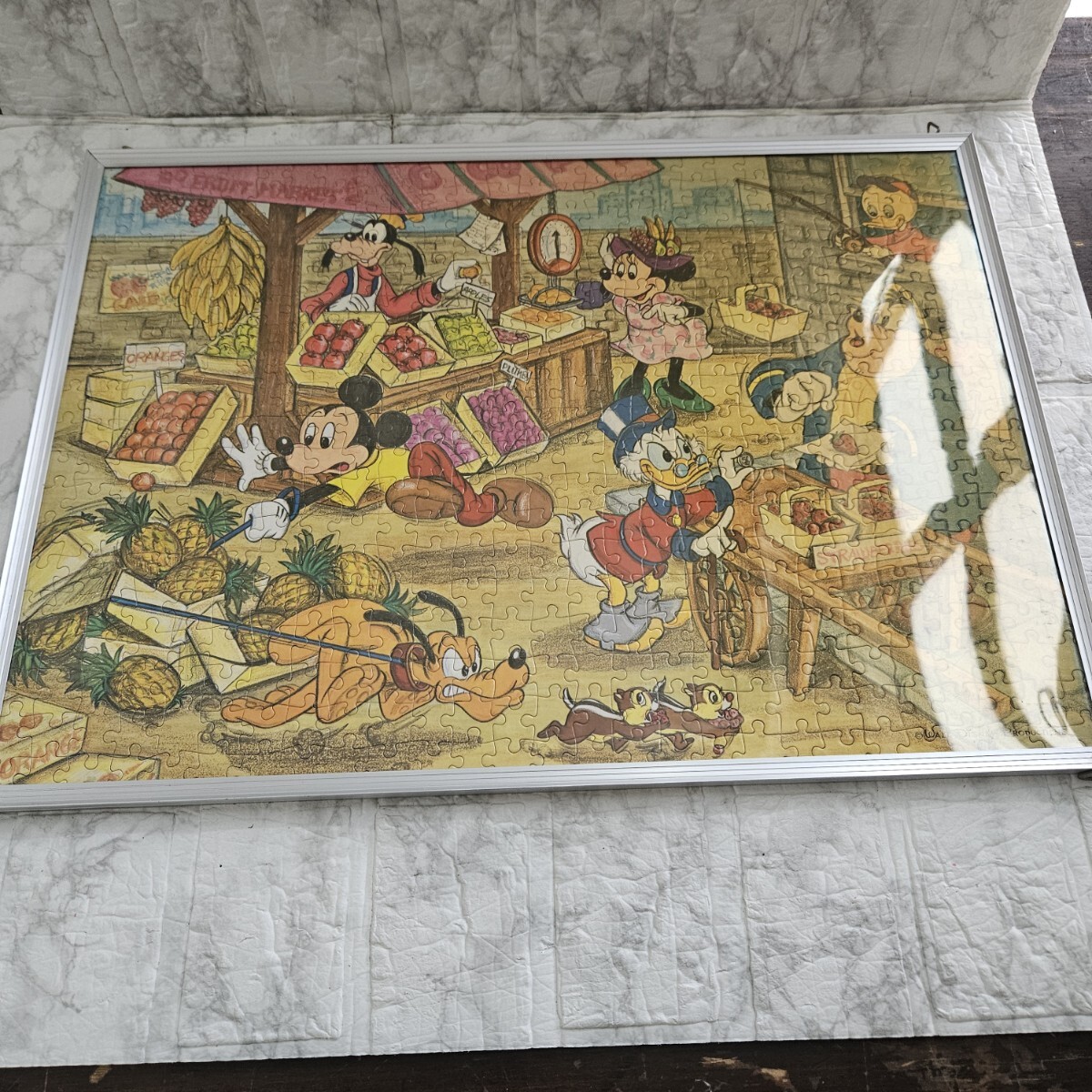 ディズニー パズル完成品 ミッキーマウス 飾り インテリア雑貨 コレクション拍卖