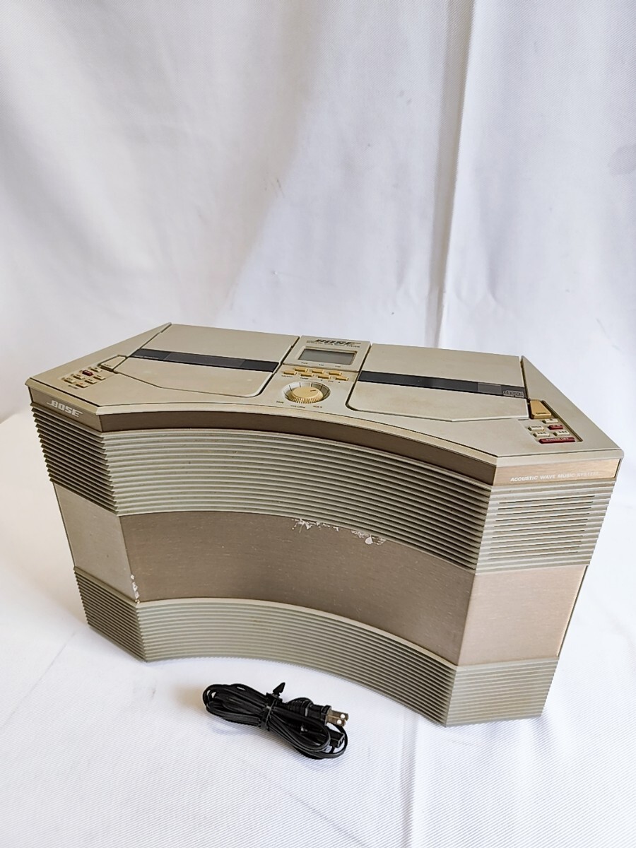 BOSE AW-1D ACOUSTIC WAVE STEREO MUSIC SYSTEM CDラジカセ ラジカセ ボーズ CD ラジオ カセットテープ 当時物 コレクション(0708)拍卖