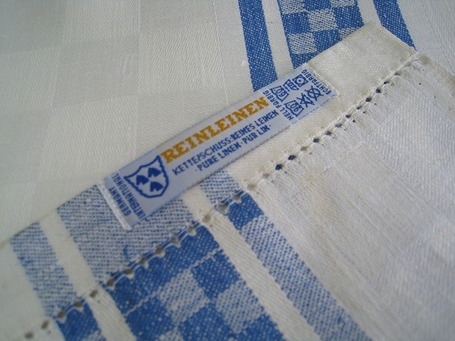 ドイツROSS社 キッチンクロス グラスリネン リネンクロス ブルー 麻拍卖