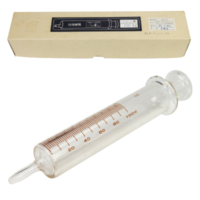 ガラス浣腸器 100ml (浣腸 シリンジ 注射器)【日本製】拍卖