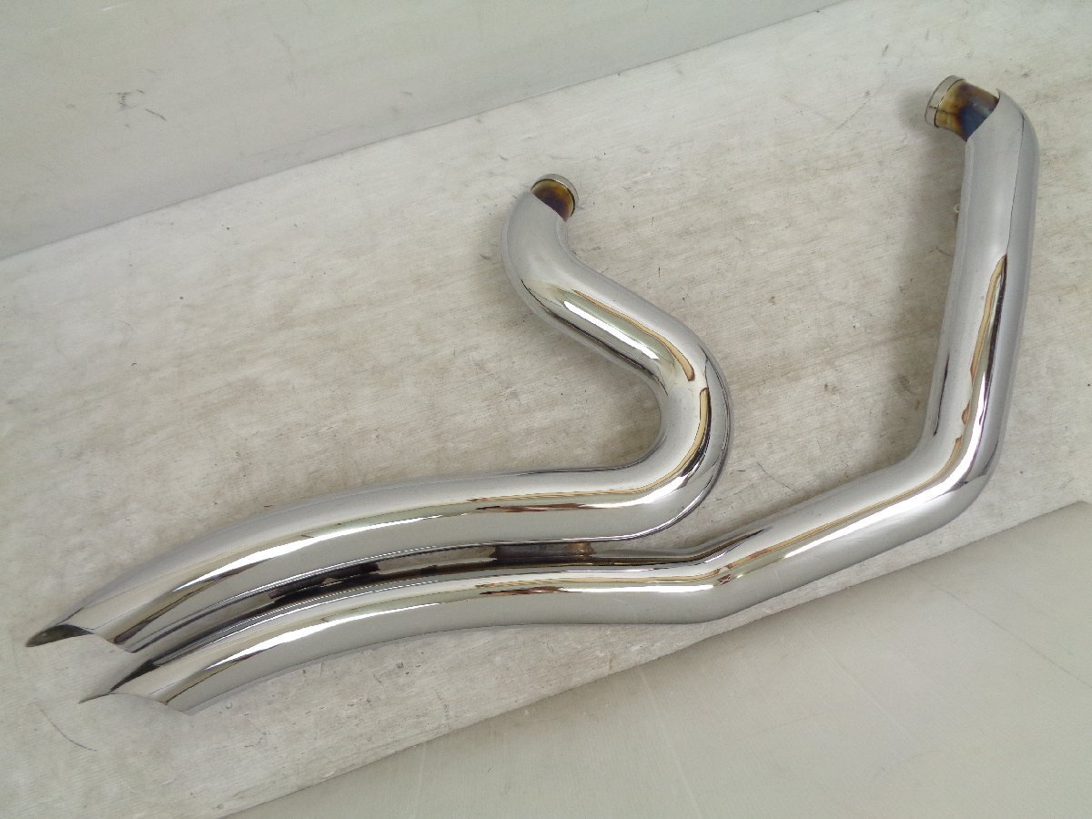 ダイナ FXD FXDL FXDF FLD 12-17 Cobra USA コブラ スピードスター ショート スウィープ フルエキゾースト マフラー クローム【G554】拍卖