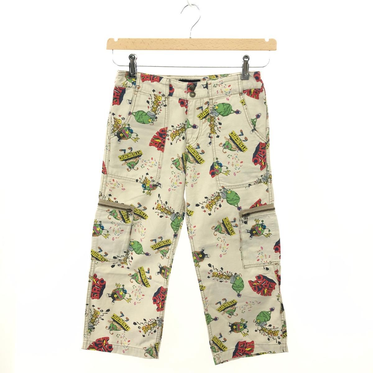 ◆HYSTERICS ヒステリックス DJ虫 総柄 ヴィンテージ カーゴパンツ ◆ ベージュ レディース ボトムス 00年代拍卖