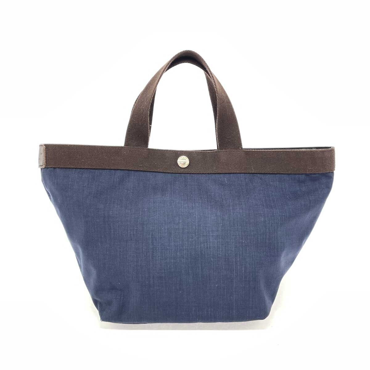 ◆Herve chapelier エルベシャプリエ 舟形ハンドバッグM◆707C ネイビー コーデュラナイロン レディース bag 鞄拍卖