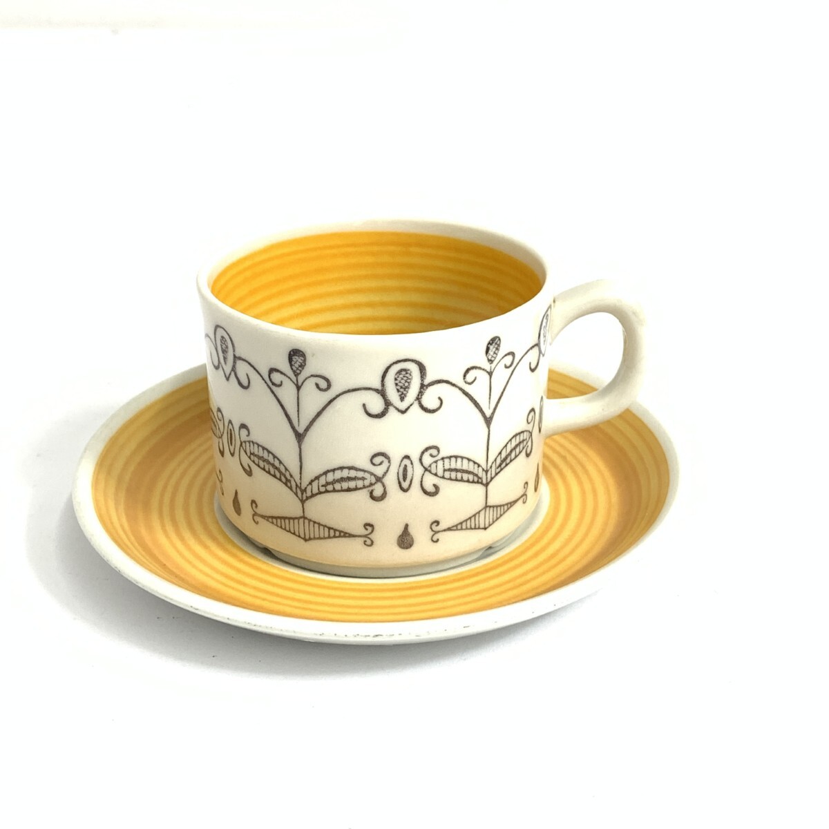 ◆Gefle ゲフレ カップ&ソーサー マリア イエロー拍卖