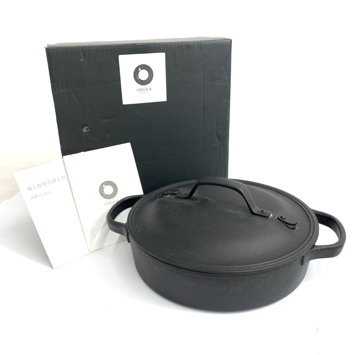 ◆OIGEN 及源 鍋 クックトップ 南部鉄器/浅型/24cm CT-006拍卖