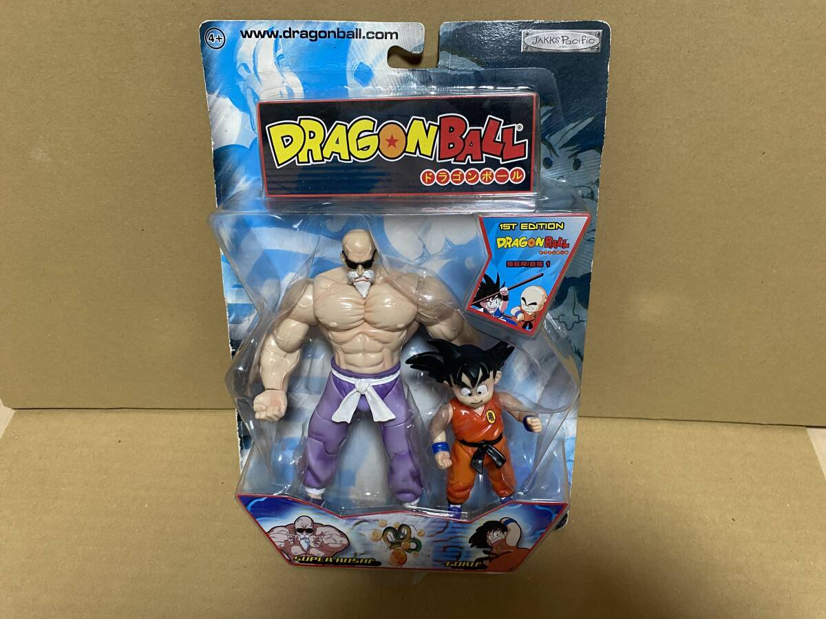 希少【2003年製】ドラゴンボール 『フルパワー亀仙人&孫悟空』 フルアクションポーズ フル可動 フィギュア ソフビ マッスルタワーの闘い編拍卖