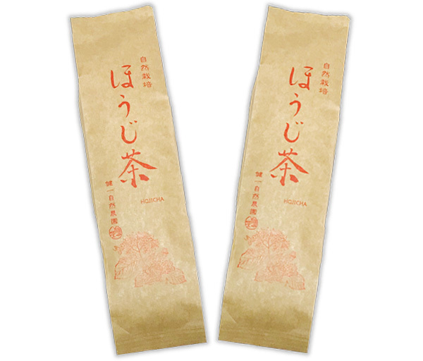 自然栽培 ほうじ茶 200g(100gX2)★無肥料・無農薬★無添加★誇り高き大和茶★麗しく大きく育った茶葉を薪の火で炒り上げ仕上げました♪拍卖