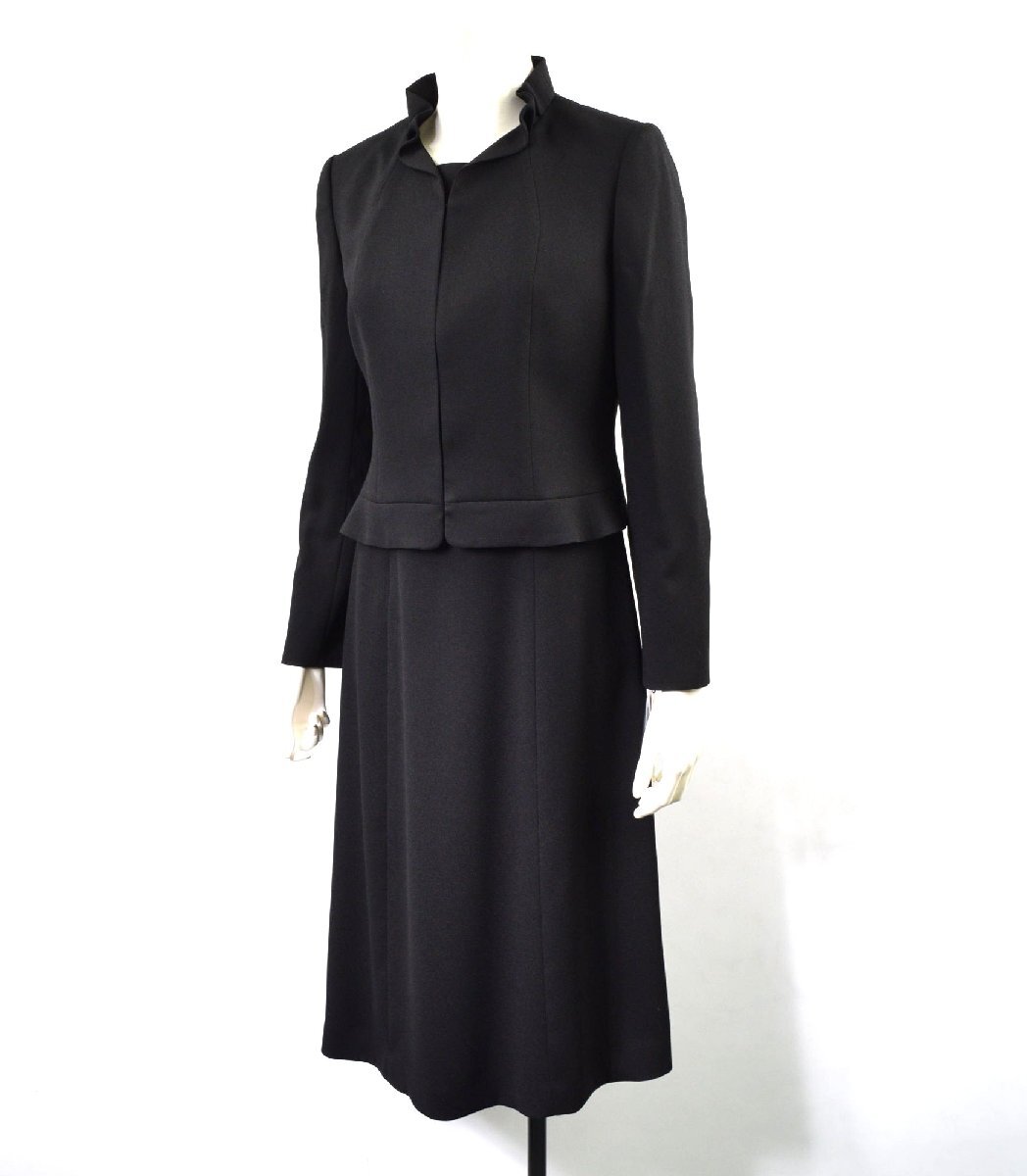 4000-BF00078★Marrant マラント AKI★未使用 美品 ブラックフォーマル 36/7号 ジャケットワンピース セット 72868 喪服拍卖