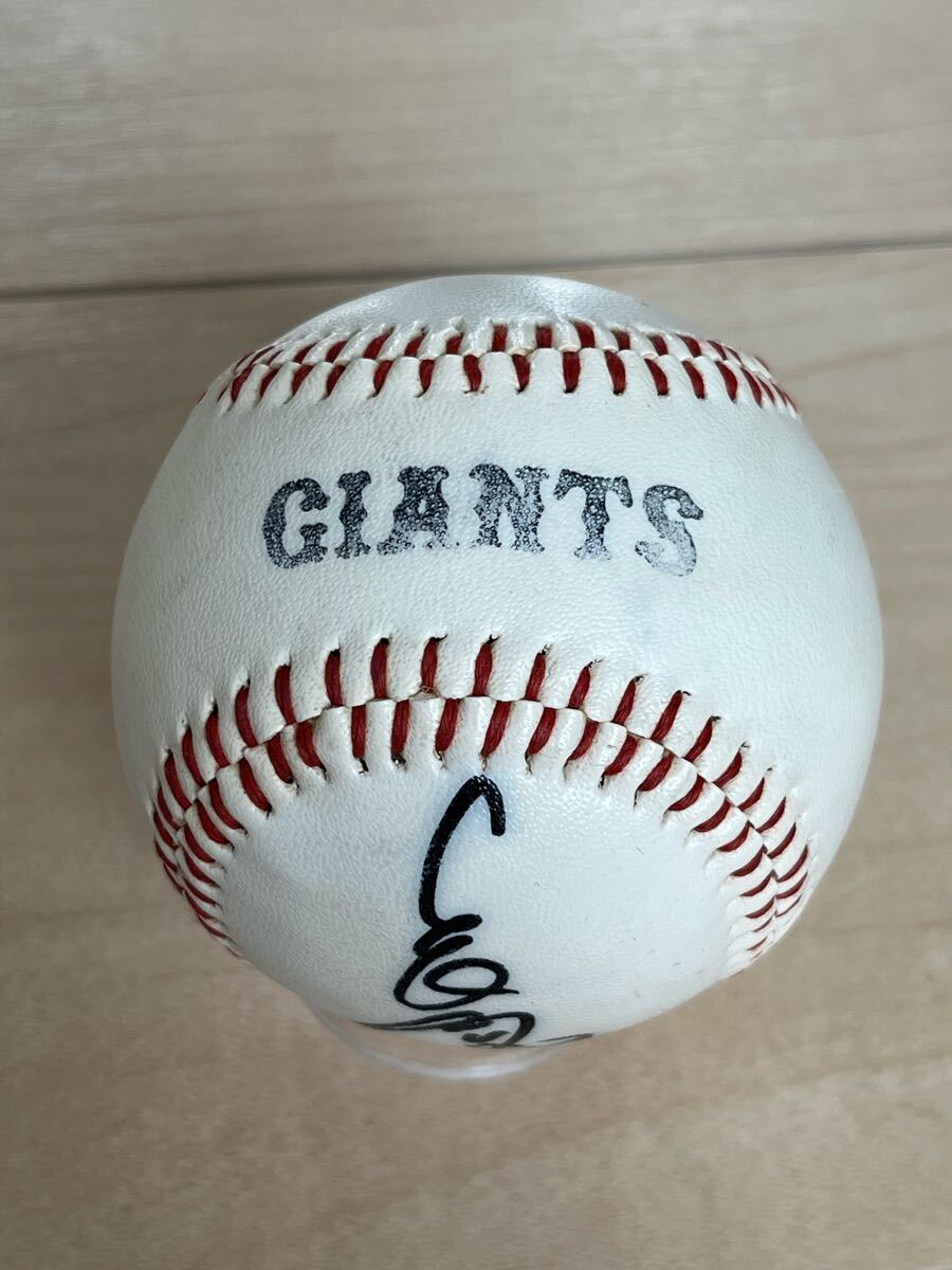 ◆関係者贈呈品◆読売ジャイアンツ巨人軍 【長嶋茂雄】 1974年現役最終年の直筆サインボール ◆ジャイアンツロゴ入り球 当時物 直筆サイン拍卖