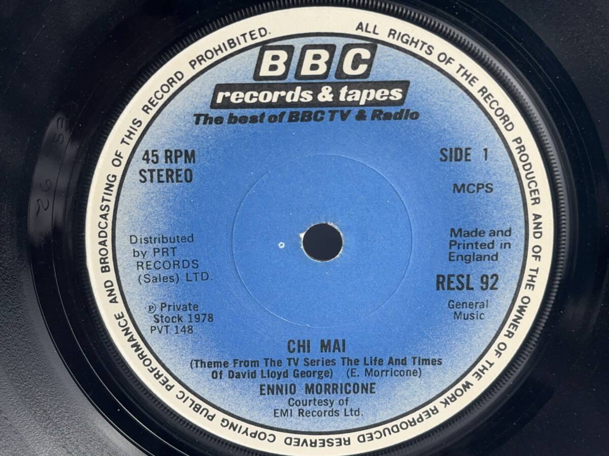 【中古シングルレコード】Ennio Morricone ■ Chi Mai / Come Maddalena■英国BBC盤拍卖