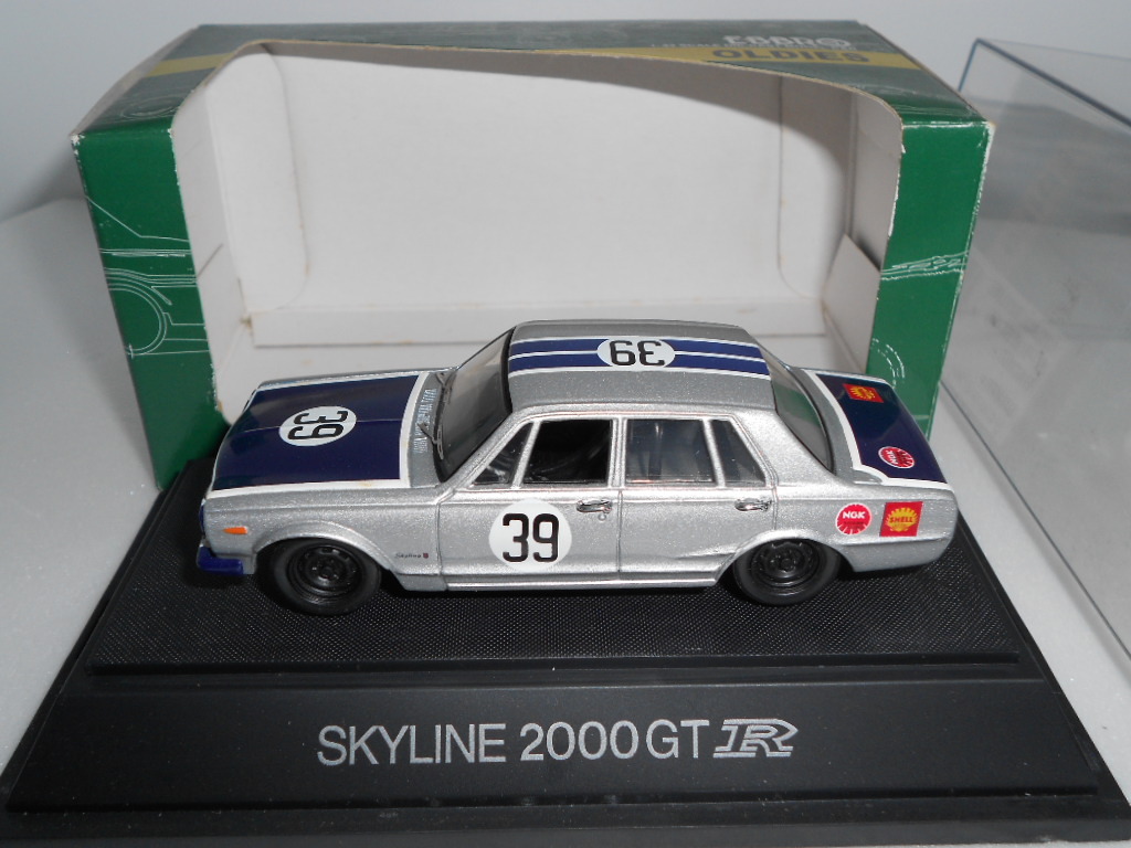 ☆超レアGTR伝説の幕開EBBRO☆ 1/43 ニッサン スカイライン GT-R(PGC10)レーシング #39 1969年JAFグランプリ優勝・篠原 孝道☆250701拍卖