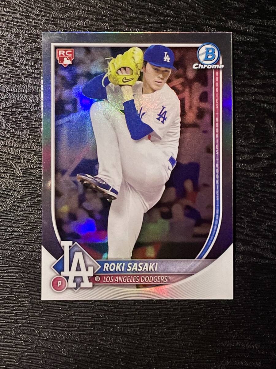 【Red Rookie】佐々木朗希 2025 Bowman Chrome Topps Roki Sasaki ドジャース RC ルーキーカード Red Rookie Redemption レッドルーキー拍卖