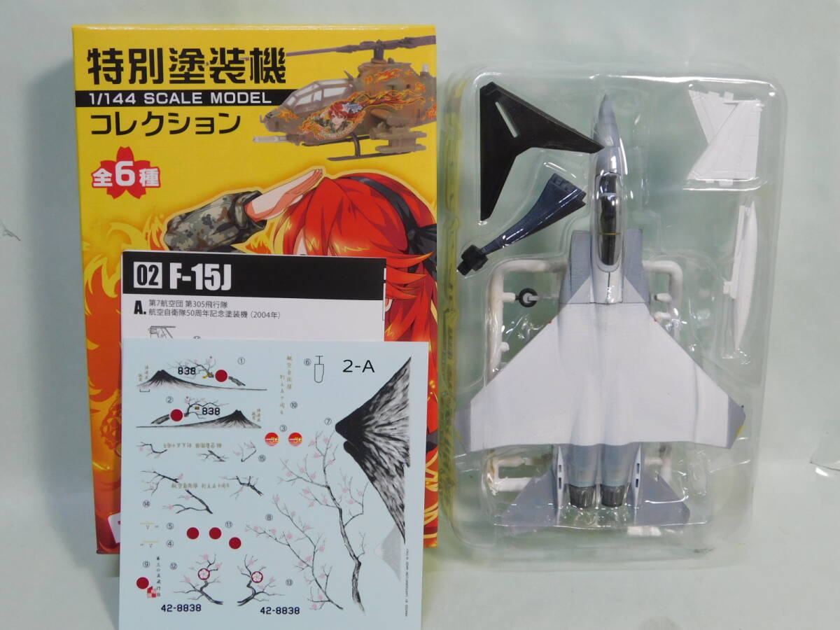 1/144 特別塗装機コレクション F-15J A.航空自衛隊50周年 第305飛行隊 富士 梅 エフトイズ 拍卖