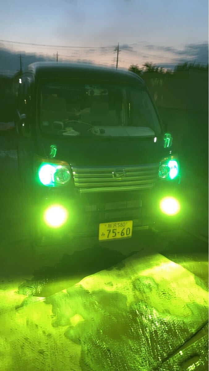 T10 LEDポジションランプ グリーン12V5W400ルーメン 4個セット拍卖