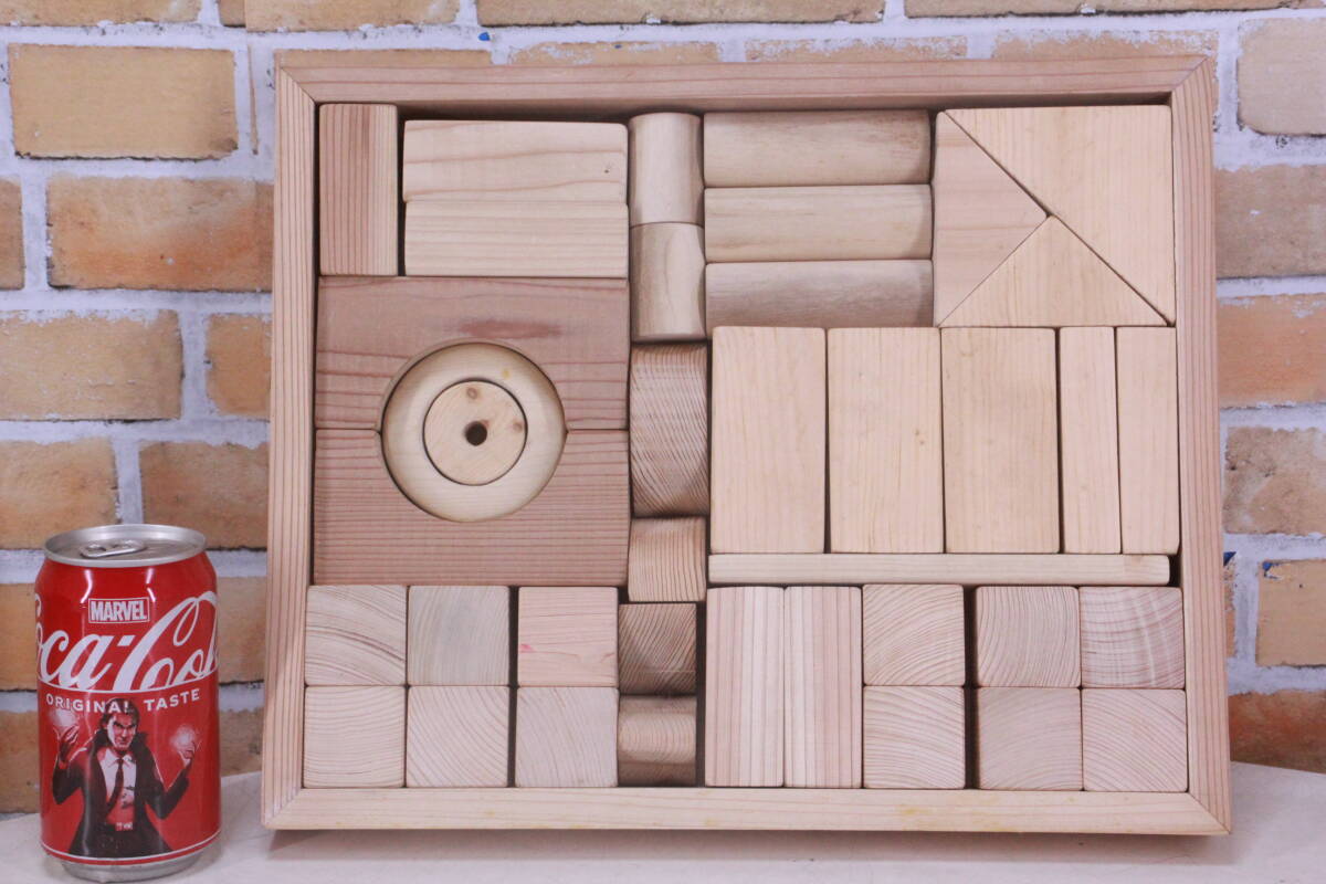 木製ブロック 玩具 知育玩具 幼稚園/保育園 積み木 中古現状品 詳細不明■(Z3586)拍卖