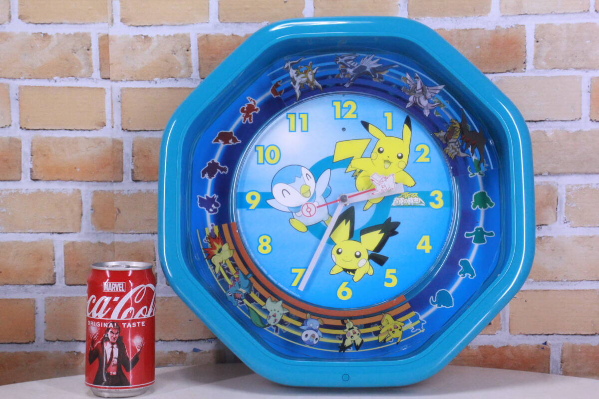 掛け時計 ポケモン アルセウス 超克の時空へ ポケモンキャンペーン ポケモン壁掛け時計 HottoMotto 中古品 色褪せあり■(Z3593)拍卖