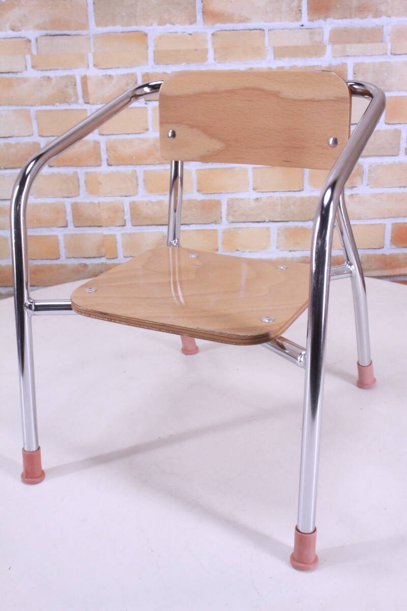 保育園/幼稚園の椅子 チェアー miki 幼児専用保育イス(背付き) スタッキングタイプ 2019年製 中古品 1脚のみ■(Z3561)拍卖