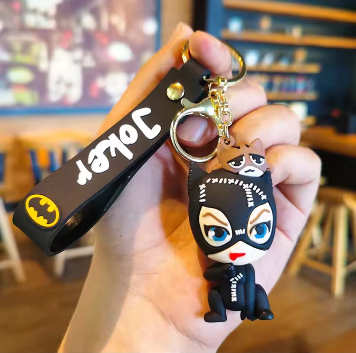 バットマン キャットウーマン キーホルダー チャーム キーリング拍卖
