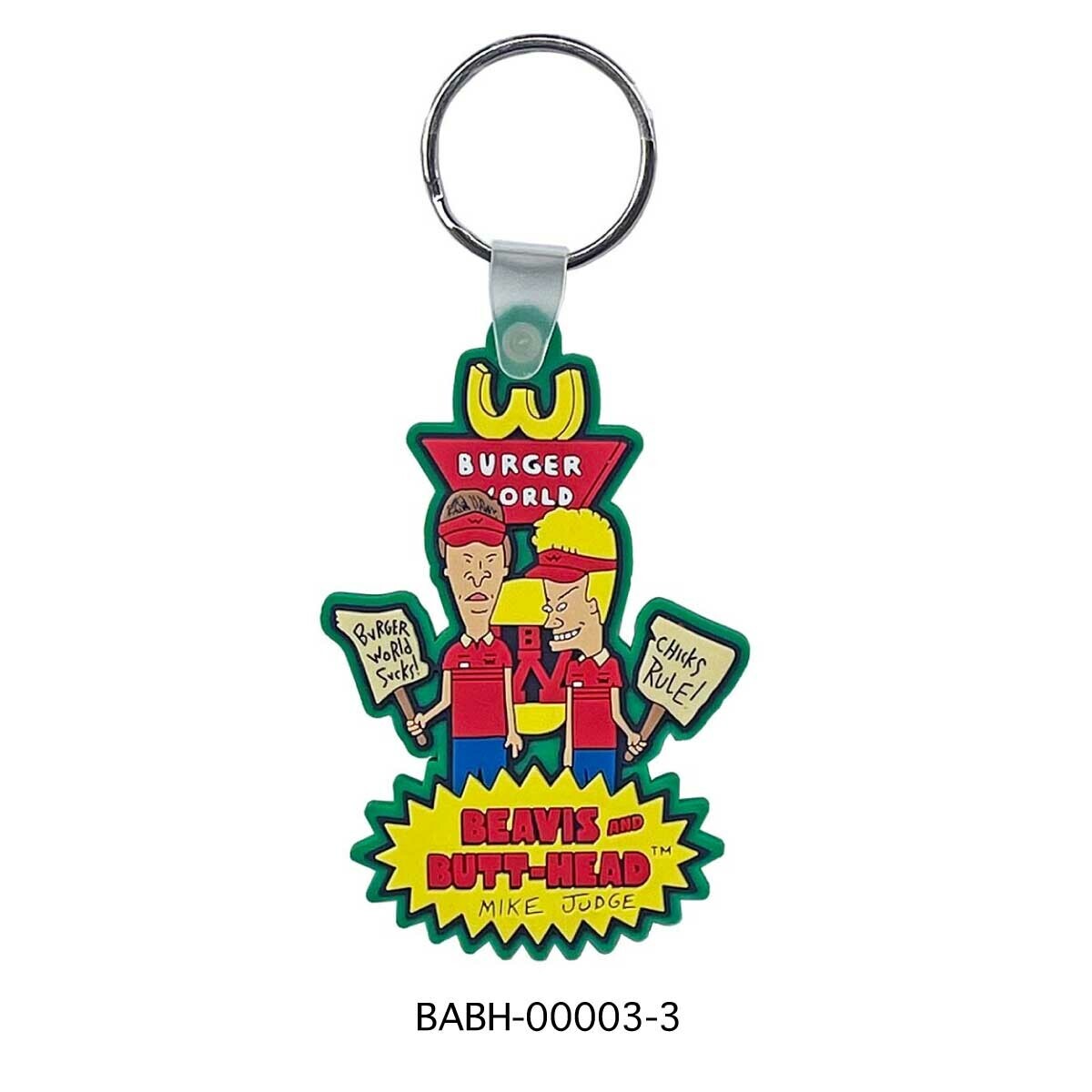 RUBBER KEY RING ラバーキーリング Beavis and Butt-Head 2拍卖