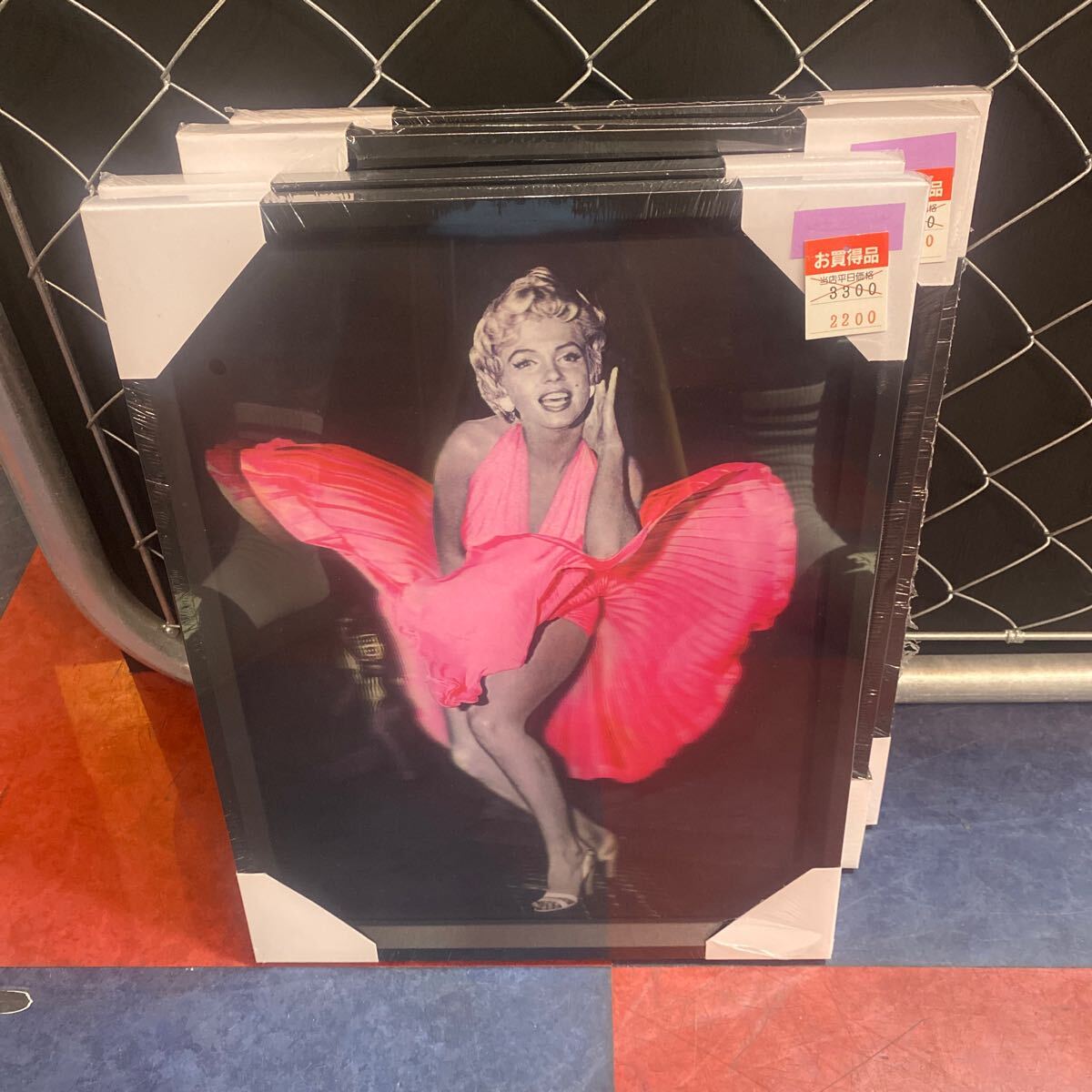 マリリンモンロー 3Dアート 42×32cm拍卖