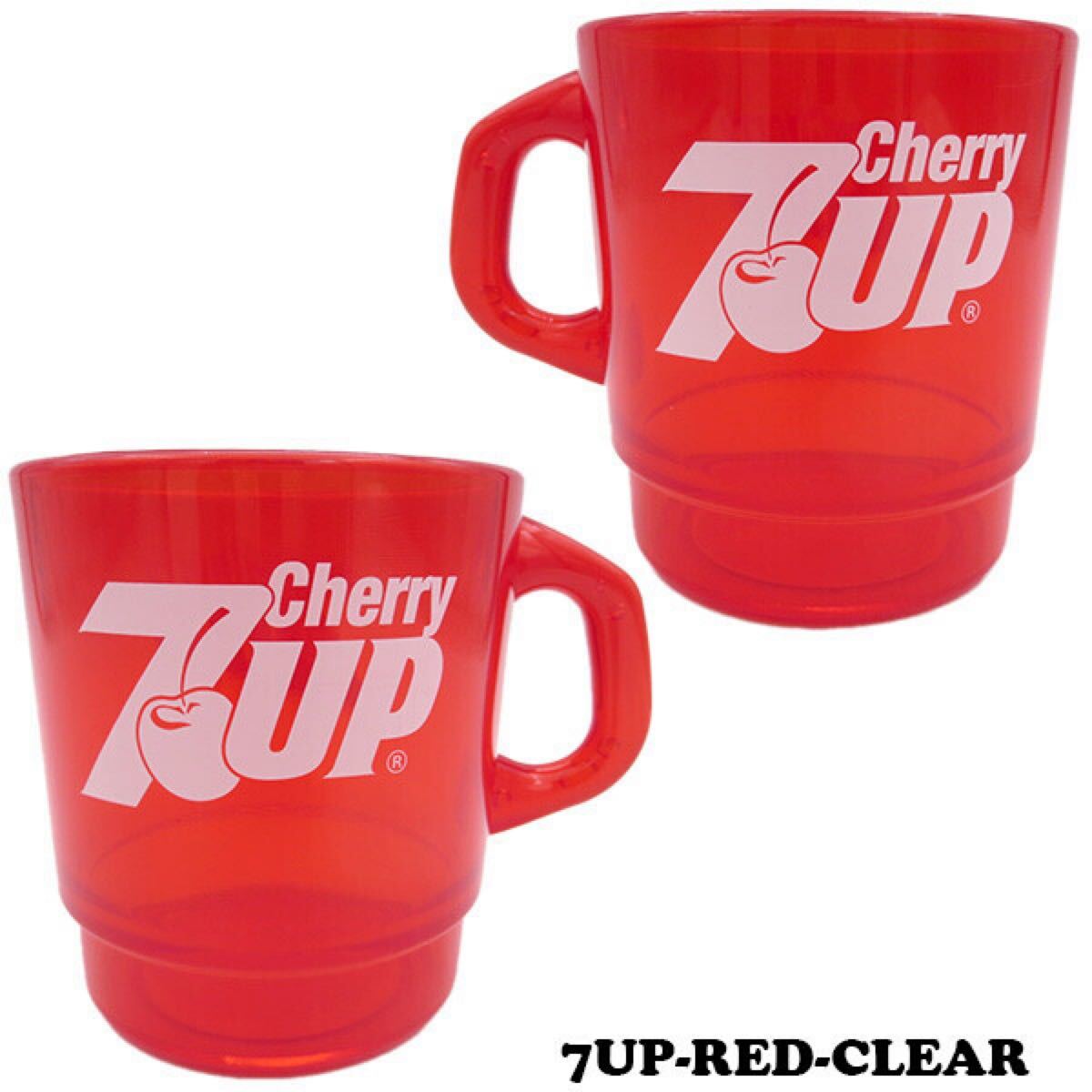 7UP セブンアップ クリア スタッキング マグ RD拍卖