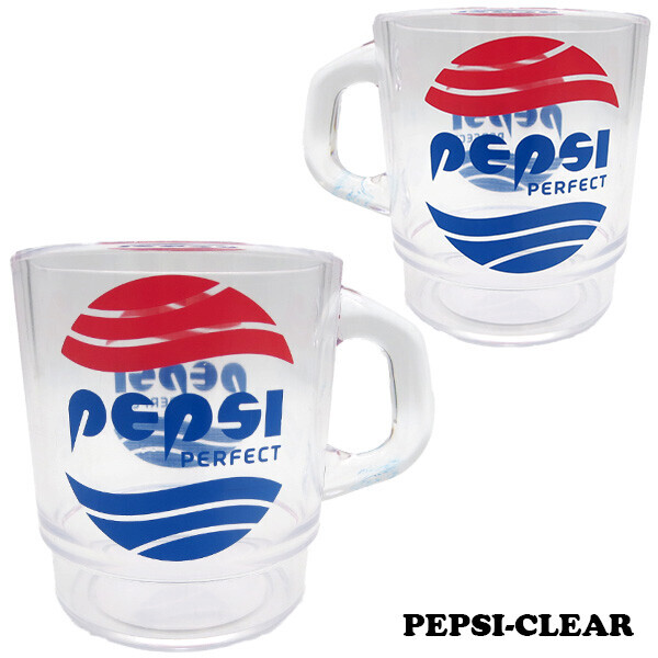 PEPSI ペプシ クリア スタッキング マグ拍卖