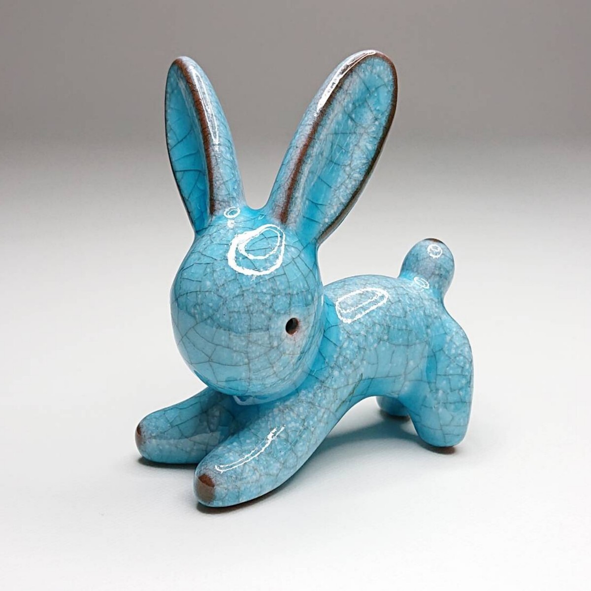 ■Walter Bosse ウォルターボッセ うさぎ 陶器 置物 マジョリカ 北欧 オーストリア拍卖