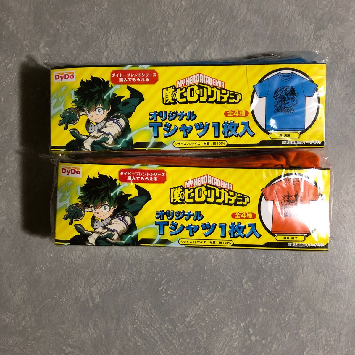 ダイドー dydo僕のヒーローアカデミア Tシャツ Lサイズ拍卖