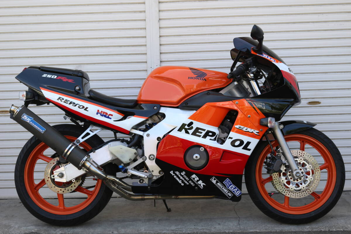 HONDA CBR250RR(MC22) TSRフルエキマフラー カスタム レプソルカラー 綺麗 神奈川県 税込み 即決 追加画像あり拍卖